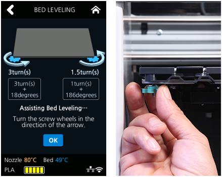 assisted bed leveling 3d printer 3d printing makerspace