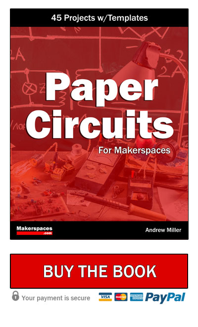 paper circuits book button