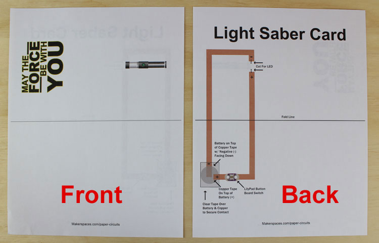 light saber template