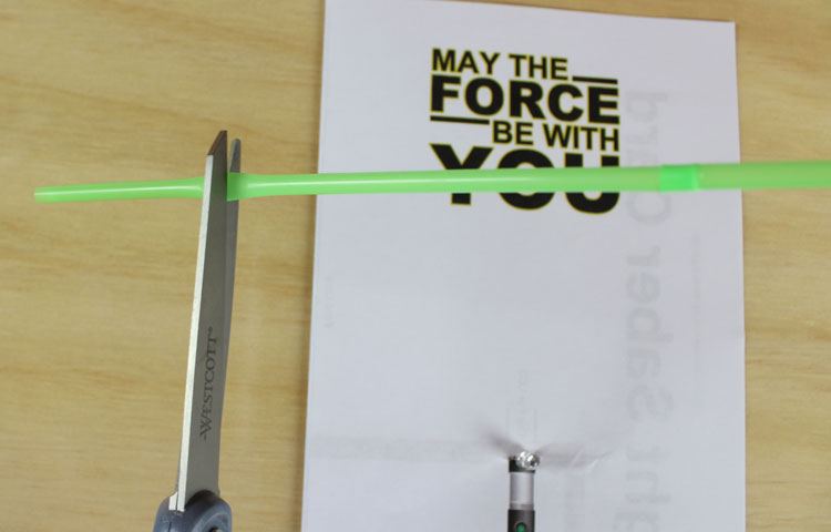 light saber paper circuit