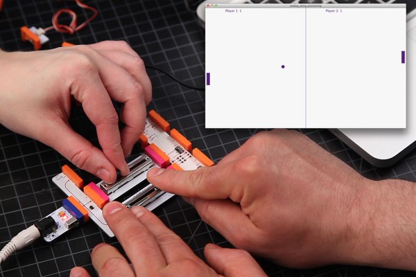 littlebits arduino pong game