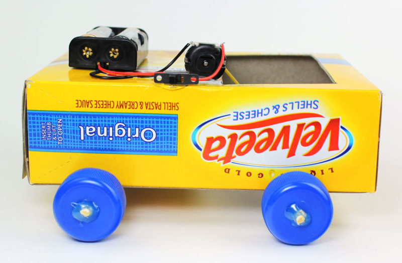 Make a Simple Battery Powered DIY Car Science Fair / Makerspace