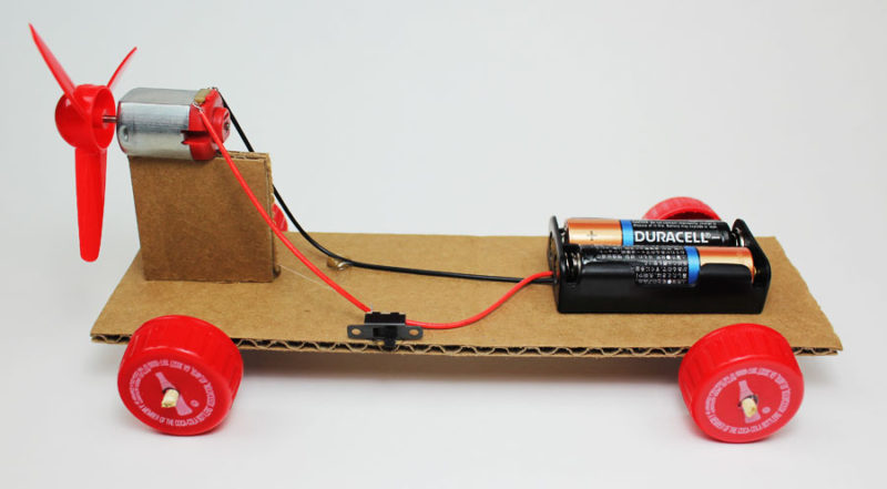 Make a Simple Electric Propeller Car | STEAM / Science Project