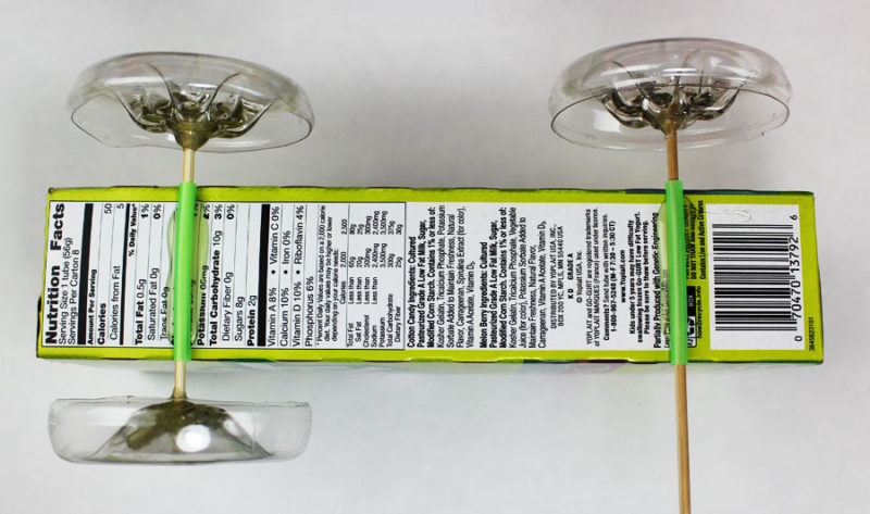 DIY mini electric battery car stem science fair project