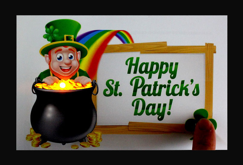 st patricks day paper circuits project