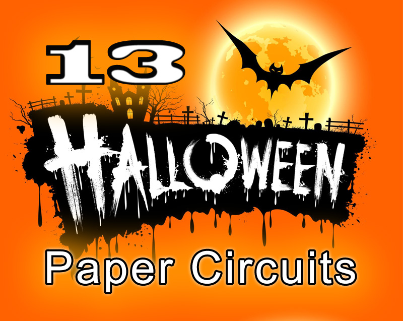 halloween paper circuit projects