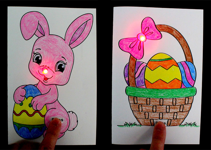 make easter paper circuits