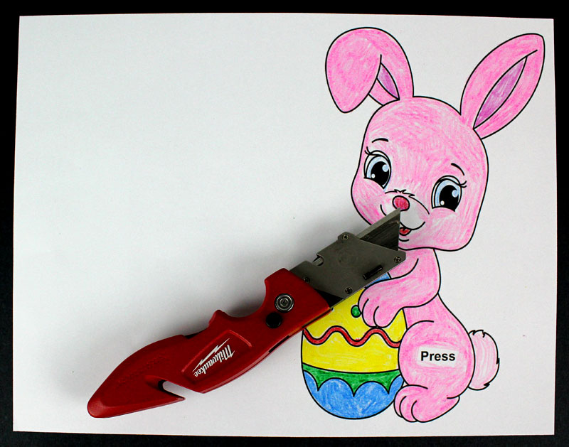 easter bunny paper circuits